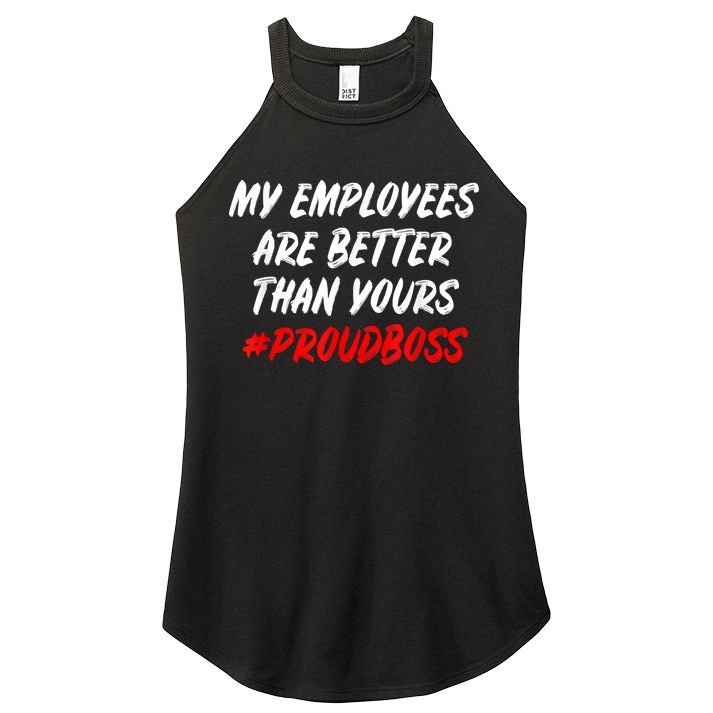 Boss Day Employee Appreciation Office Gift Women's Perfect Tri Rocker Tank