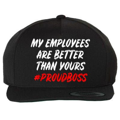 Boss Day Employee Appreciation Office Gift Wool Snapback Cap