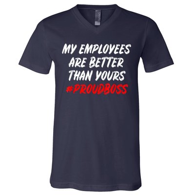 Boss Day Employee Appreciation Office Gift V-Neck T-Shirt