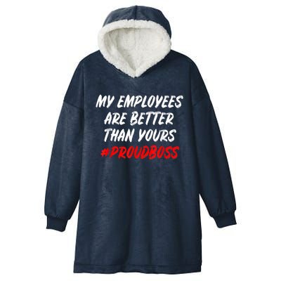 Boss Day Employee Appreciation Office Gift Hooded Wearable Blanket