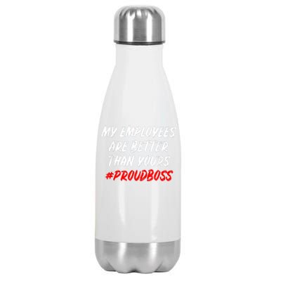 Boss Day Employee Appreciation Office Gift Stainless Steel Insulated Water Bottle