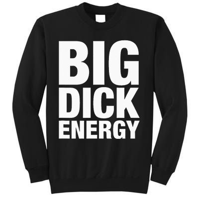 Big Dick Energy BDE Adult Humor Meme Workout Ego Flex Bro Sweatshirt