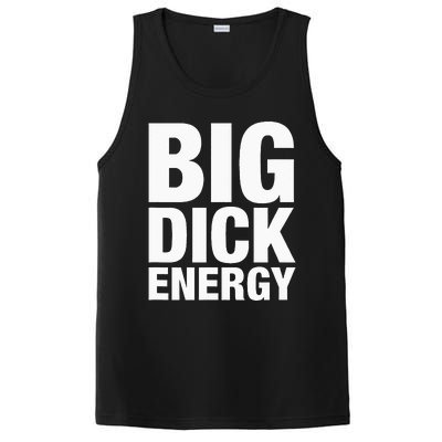 Big Dick Energy BDE Adult Humor Meme Workout Ego Flex Bro PosiCharge Competitor Tank