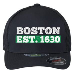 Boston Distressed Est. 1630 Flexfit Unipanel Trucker Cap