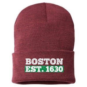 Boston Distressed Est. 1630 Sustainable Knit Beanie