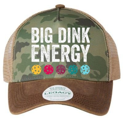 Big Dink Energy Dinking Pickle Ball Legacy Tie Dye Trucker Hat