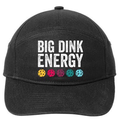 Big Dink Energy Dinking Pickle Ball 7-Panel Snapback Hat