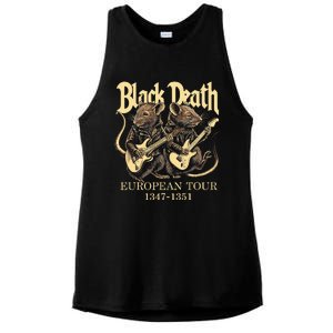 Black Death European Ren Faire Medieval History Goth Ladies PosiCharge Tri-Blend Wicking Tank