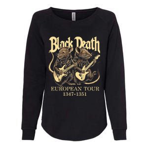 Black Death European Ren Faire Medieval History Goth Womens California Wash Sweatshirt