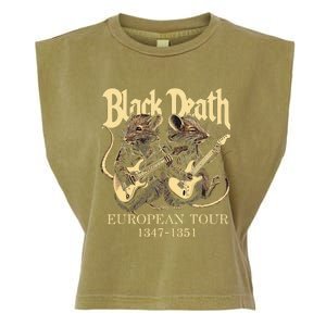 Black Death European Ren Faire Medieval History Goth Garment-Dyed Women's Muscle Tee