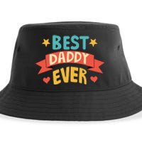 Best Daddy Ever Cute Fathers Day Gift Sustainable Bucket Hat