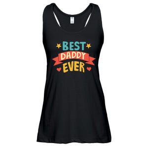 Best Daddy Ever Cute Fathers Day Gift Ladies Essential Flowy Tank