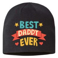 Best Daddy Ever Cute Fathers Day Gift Sustainable Beanie