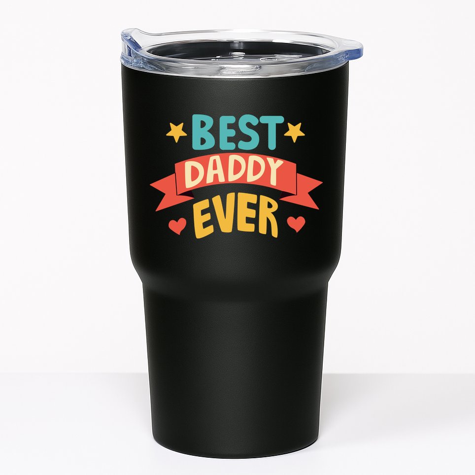 Best Daddy Ever Cute Fathers Day Gift Tumbler