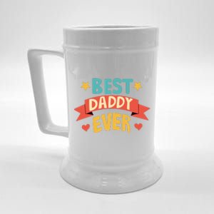 Best Daddy Ever Cute Fathers Day Gift Beer Stein