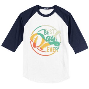 Best Dad Ever Daddy Fathers Day Birthday Gifts For Dad Baseball Sleeve Shirt