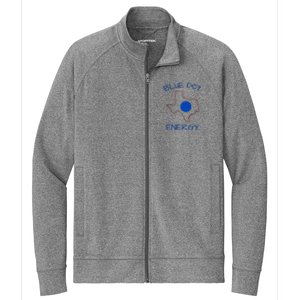 Blue Dot Energy Democrat Texas Vote Blue 2024 Stretch Full-Zip Cadet Jacket