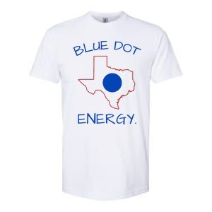 Blue Dot Energy Democrat Texas Vote Blue 2024 Softstyle CVC T-Shirt