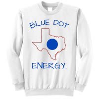 Blue Dot Energy Democrat Texas Vote Blue 2024 Sweatshirt