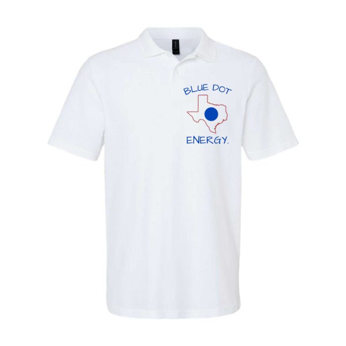 Blue Dot Energy Democrat Texas Vote Blue 2024 Softstyle Adult Sport Polo