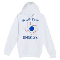 Blue Dot Energy Democrat Texas Vote Blue 2024 Premium Pullover Hoodie