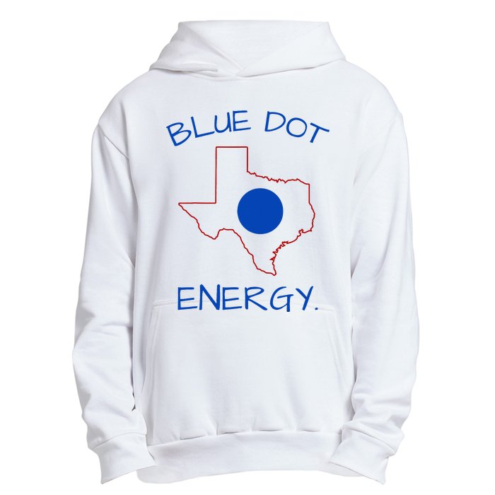 Blue Dot Energy Democrat Texas Vote Blue 2024 Urban Pullover Hoodie