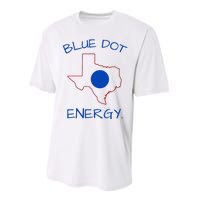 Blue Dot Energy Democrat Texas Vote Blue 2024 Performance Sprint T-Shirt