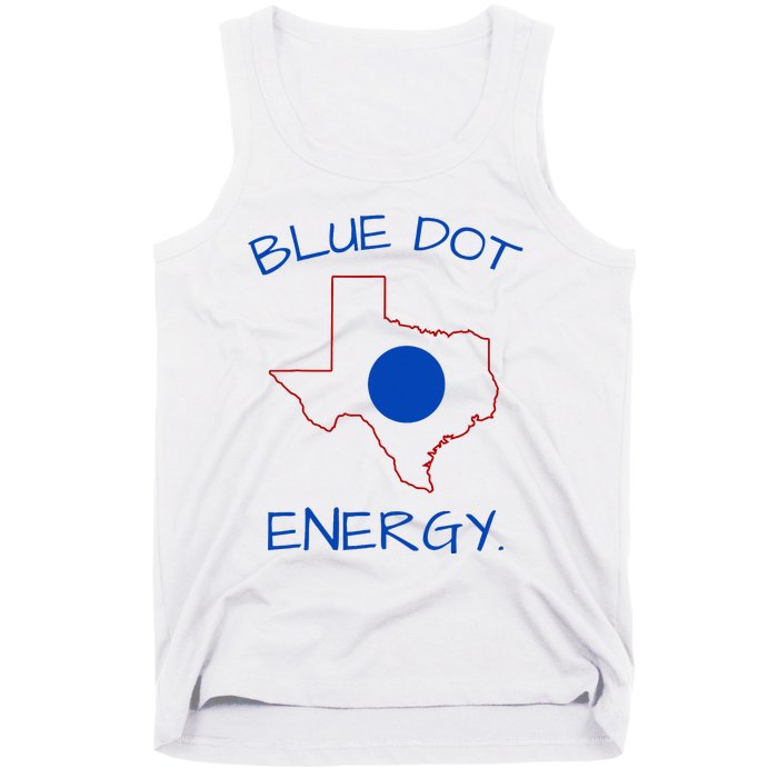 Blue Dot Energy Democrat Texas Vote Blue 2024 Tank Top