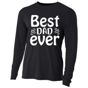 Best Dad Ever Cooling Performance Long Sleeve Crew