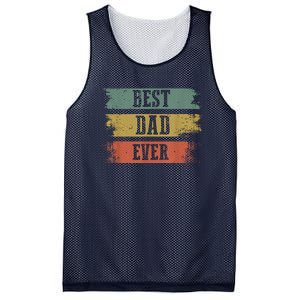 Best Dad Ever Gift For Funny Fathers Day Mesh Reversible Basketball Jersey Tank