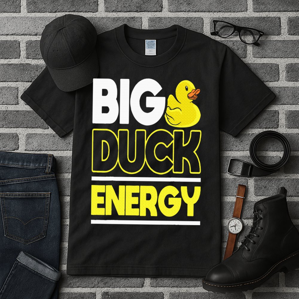 Big Duck Energy Rubber Duck Tall T-Shirt