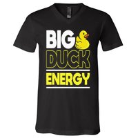 Big Duck Energy Rubber Duck V-Neck T-Shirt