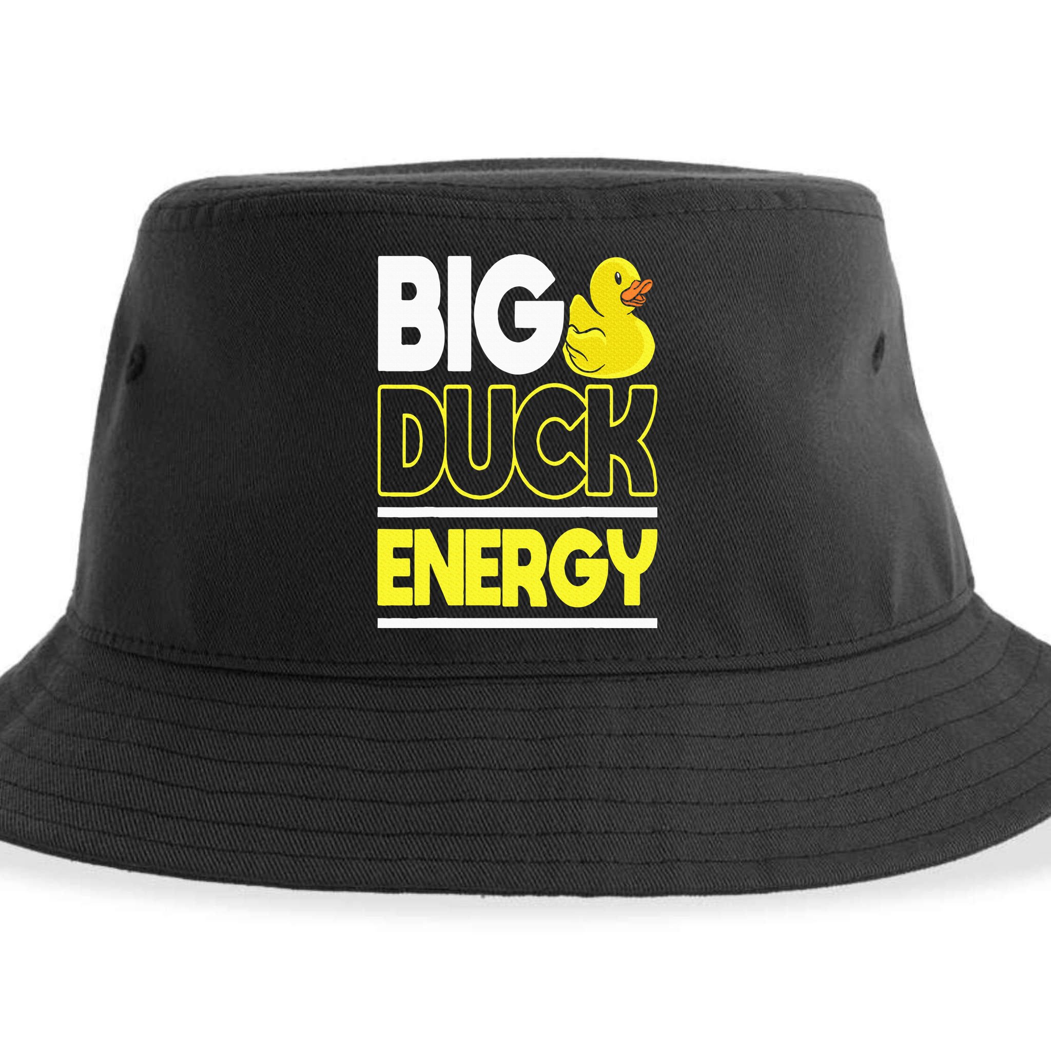 Big Duck Energy Rubber Duck Sustainable Bucket Hat