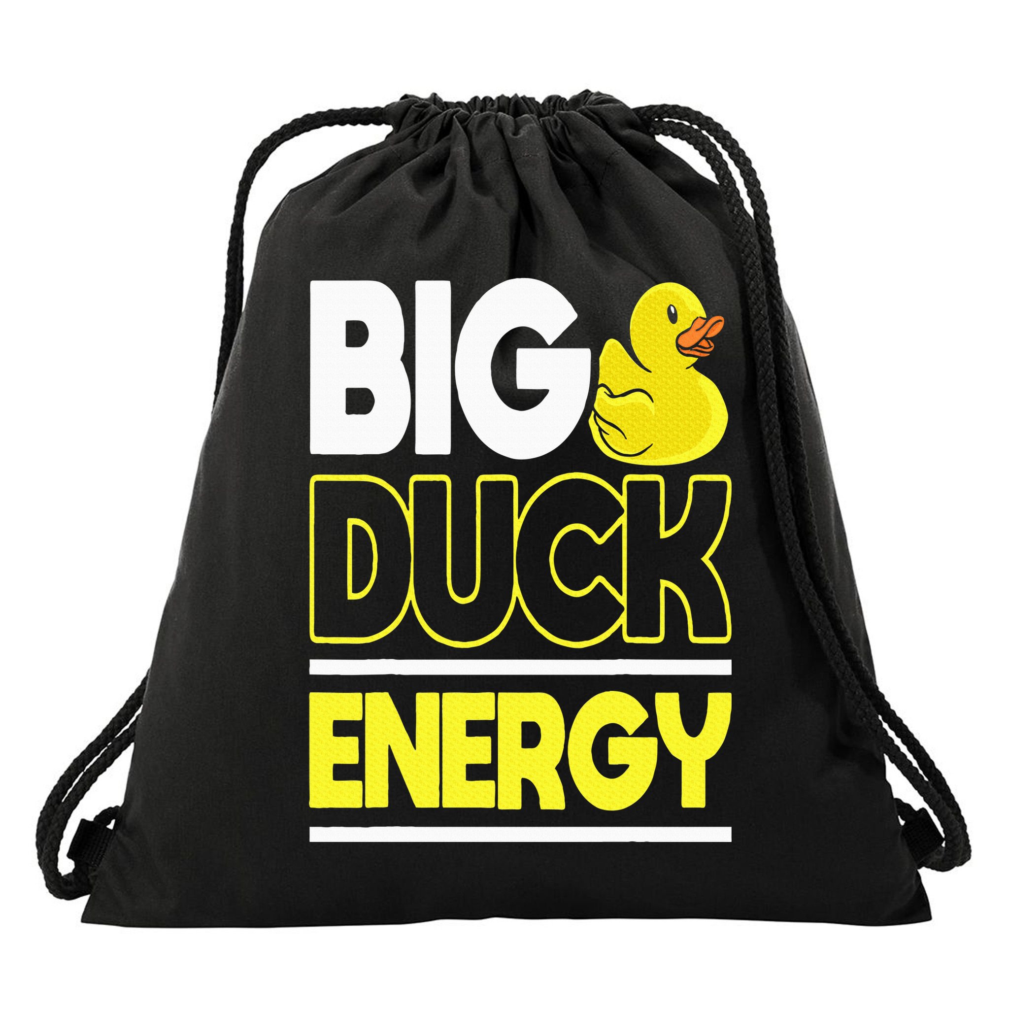 Big Duck Energy Rubber Duck Drawstring Bag