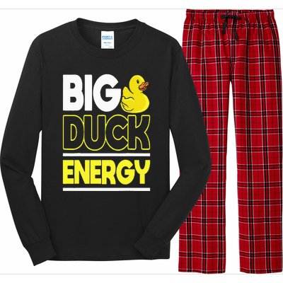 Big Duck Energy Rubber Duck Long Sleeve Pajama Set