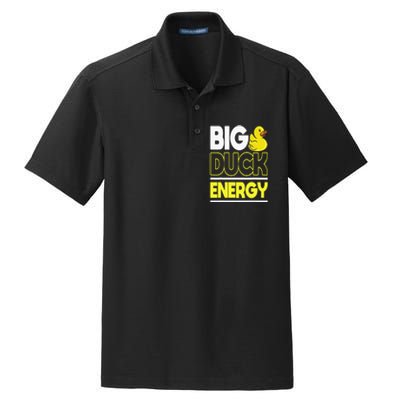 Big Duck Energy Rubber Duck Dry Zone Grid Polo