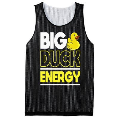 Big Duck Energy Rubber Duck Mesh Reversible Basketball Jersey Tank