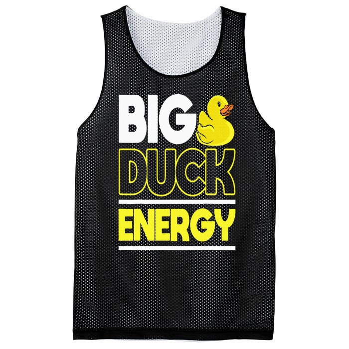 Big Duck Energy Rubber Duck Mesh Reversible Basketball Jersey Tank