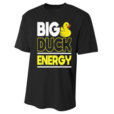 Big Duck Energy Rubber Duck Performance Sprint T-Shirt