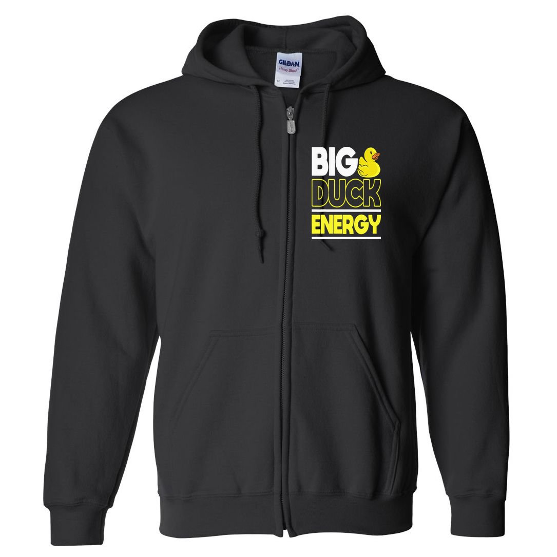Big Duck Energy Rubber Duck Full Zip Hoodie