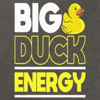 Big Duck Energy Rubber Duck Cotton Canvas Backpack