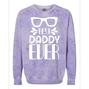 Best Daddy Ever Colorblast Crewneck Sweatshirt