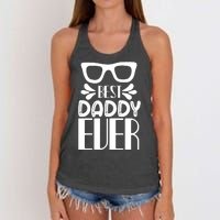 Best Daddy Ever Women's Knotted Racerback Tank