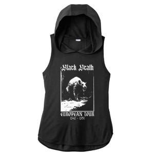 Black Death European Plague Rat Medieval Ladies PosiCharge Tri-Blend Wicking Draft Hoodie Tank