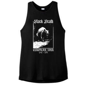 Black Death European Plague Rat Medieval Ladies PosiCharge Tri-Blend Wicking Tank