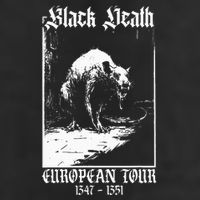 Black Death European Plague Rat Medieval 7 Panel Mesh Trucker Snapback Hat