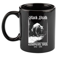 Black Death European Plague Rat Medieval 11oz C Handle Ceramic Mug