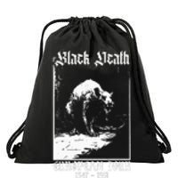 Black Death European Plague Rat Medieval Drawstring Bag