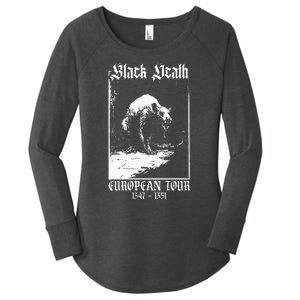 Black Death European Plague Rat Medieval Women's Perfect Tri Tunic Long Sleeve Shirt