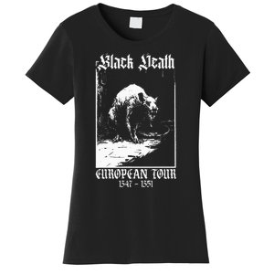 Black Death European Plague Rat Medieval Women's T-Shirt